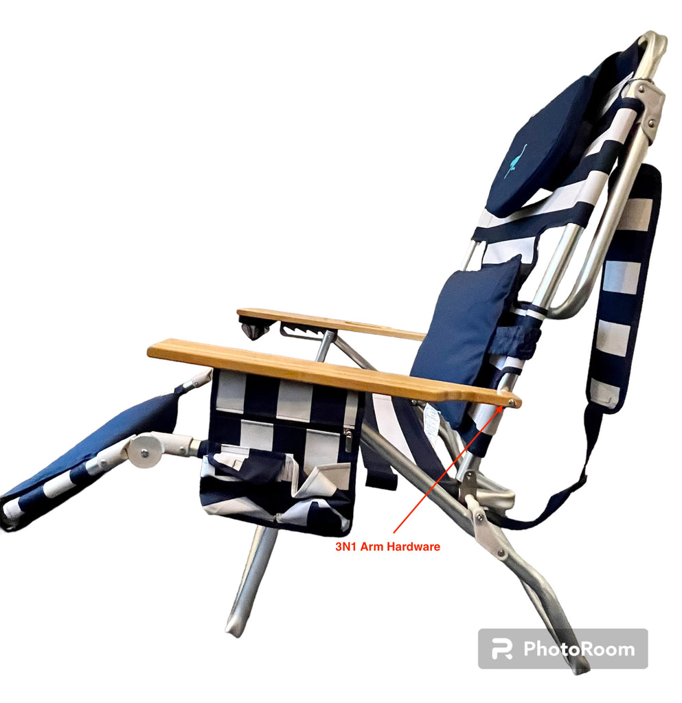 Ostrich 3N1 Chair Replacement Wooden Arm Hardware