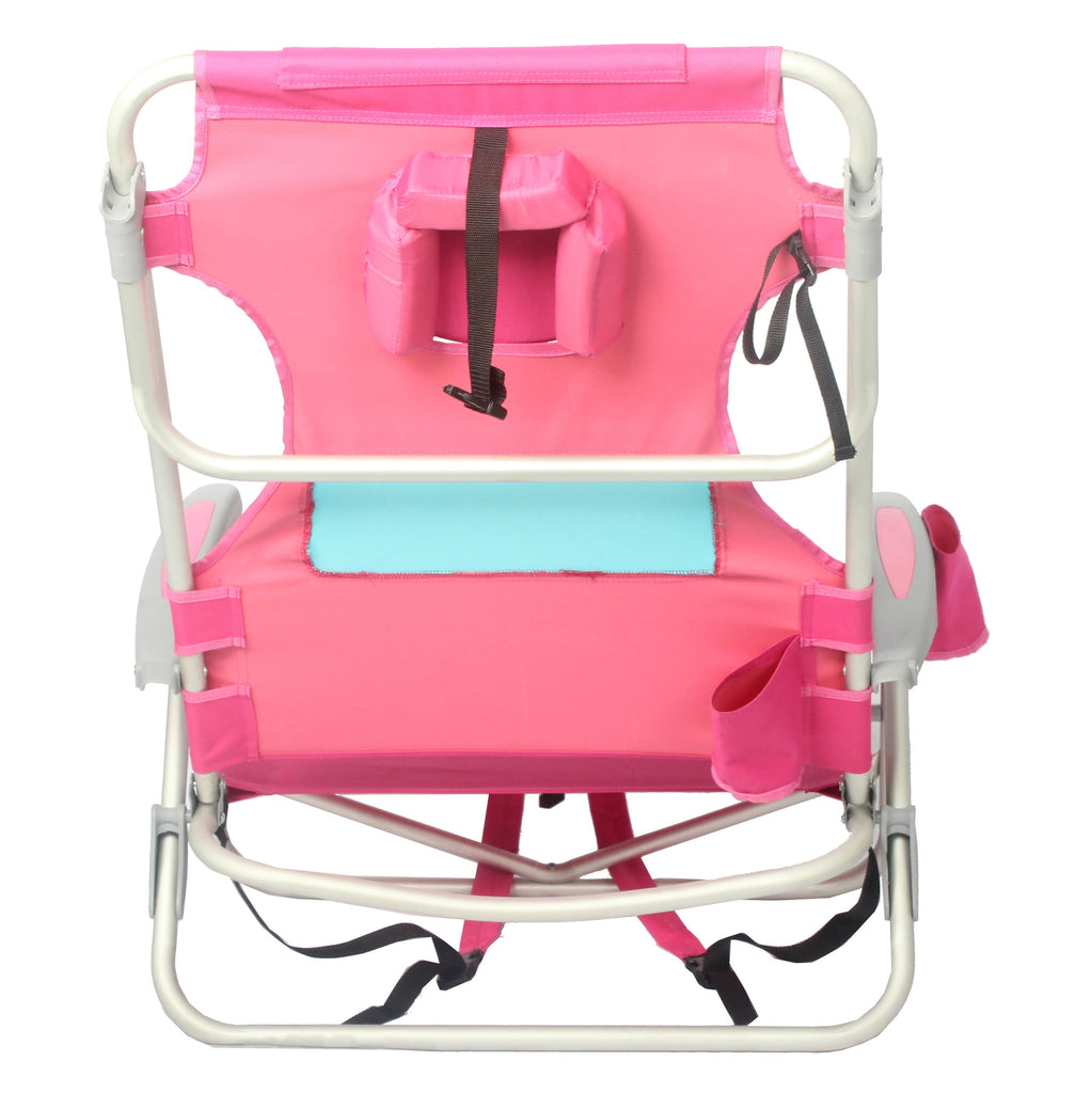 Pink backpack deals beach chair