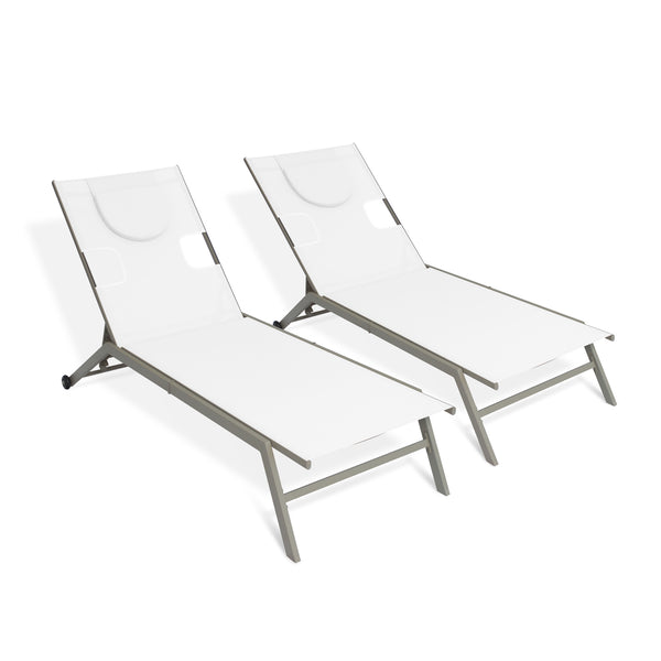 NEW - Ostrich -Chatham (2-Pack) All-weather Adjustable Outdoor Patio C ...